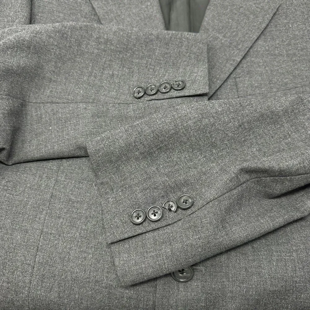 CORNELIANI Dark Grey Sport Coat Wool Cashmere‎ Blazer Jacket Family Britches 52